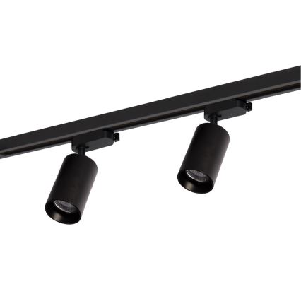Spotlight in rail system PIPE 4xGU10/10W/230V black