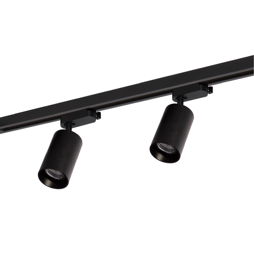 Spotlight in rail system PIPE 4xGU10/10W/230V black