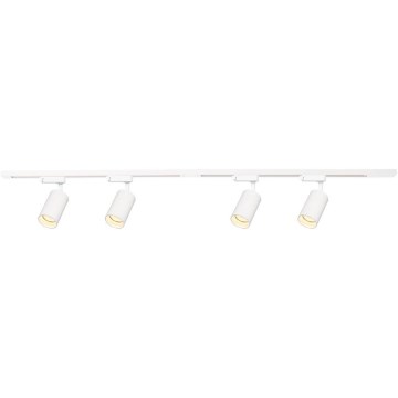 Spotlight in rail system PIPE 4xGU10/10W/230V white
