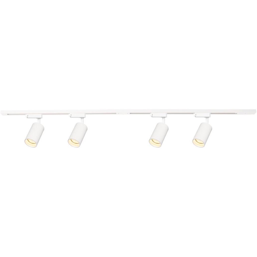Spotlight in rail system PIPE 4xGU10/10W/230V white
