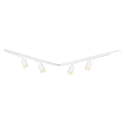 Spotlight in rail system PIPE 4xGU10/10W/230V white