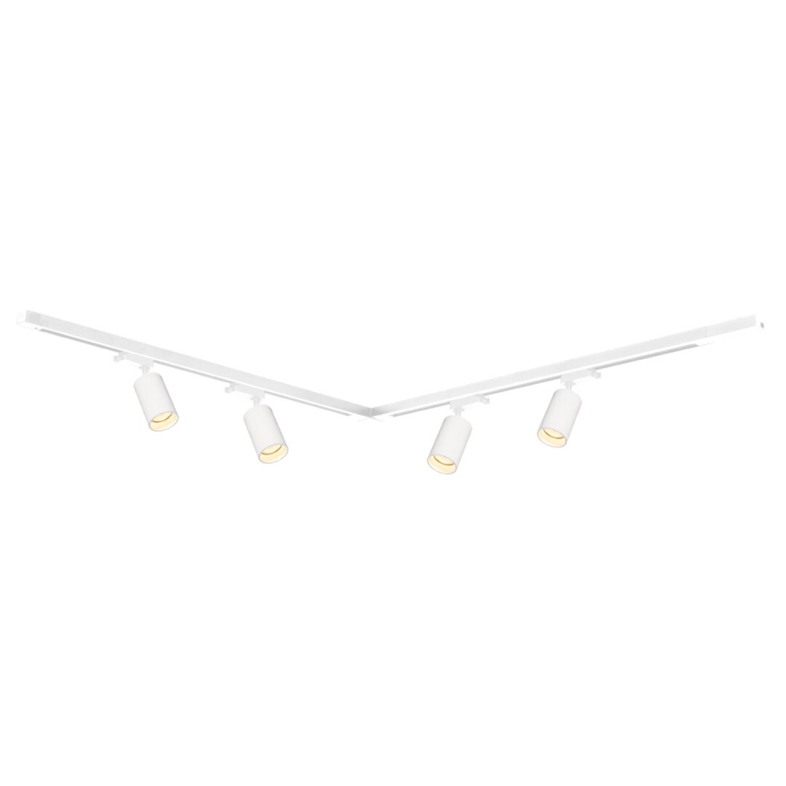 Spotlight in rail system PIPE 4xGU10/10W/230V white