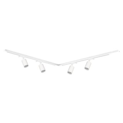 Spotlight in rail system PIPE 4xGU10/10W/230V white