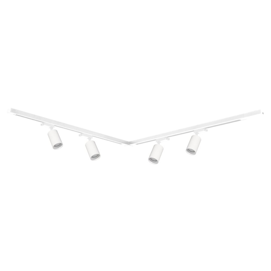 Spotlight in rail system PIPE 4xGU10/10W/230V white
