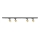 Spotlight in rail system VOLF 4xGU10/10W/230V gold/black