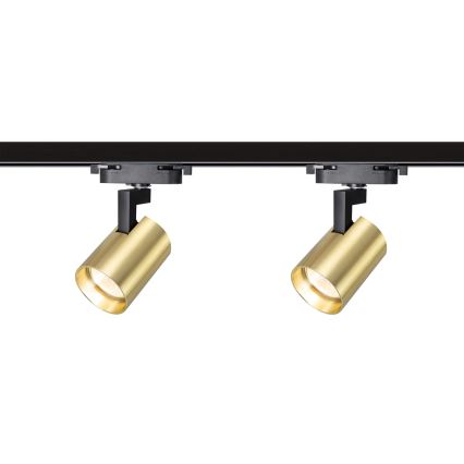 Spotlight in rail system VOLF 4xGU10/10W/230V gold/black