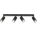 Spotlight JET 4xGU10/10W/230V black