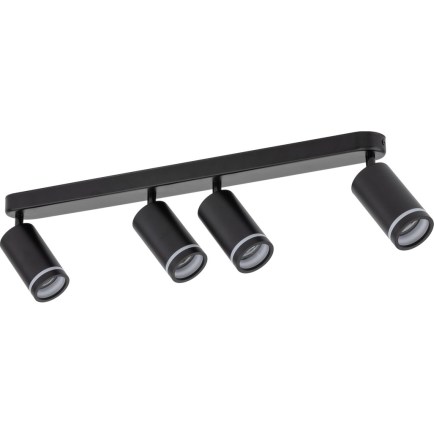 Spotlight JET 4xGU10/10W/230V black