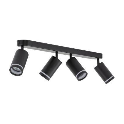Spotlight JET 4xGU10/10W/230V black