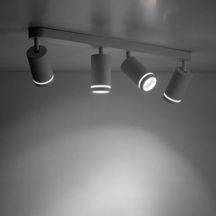 Spotlight JET 4xGU10/10W/230V white