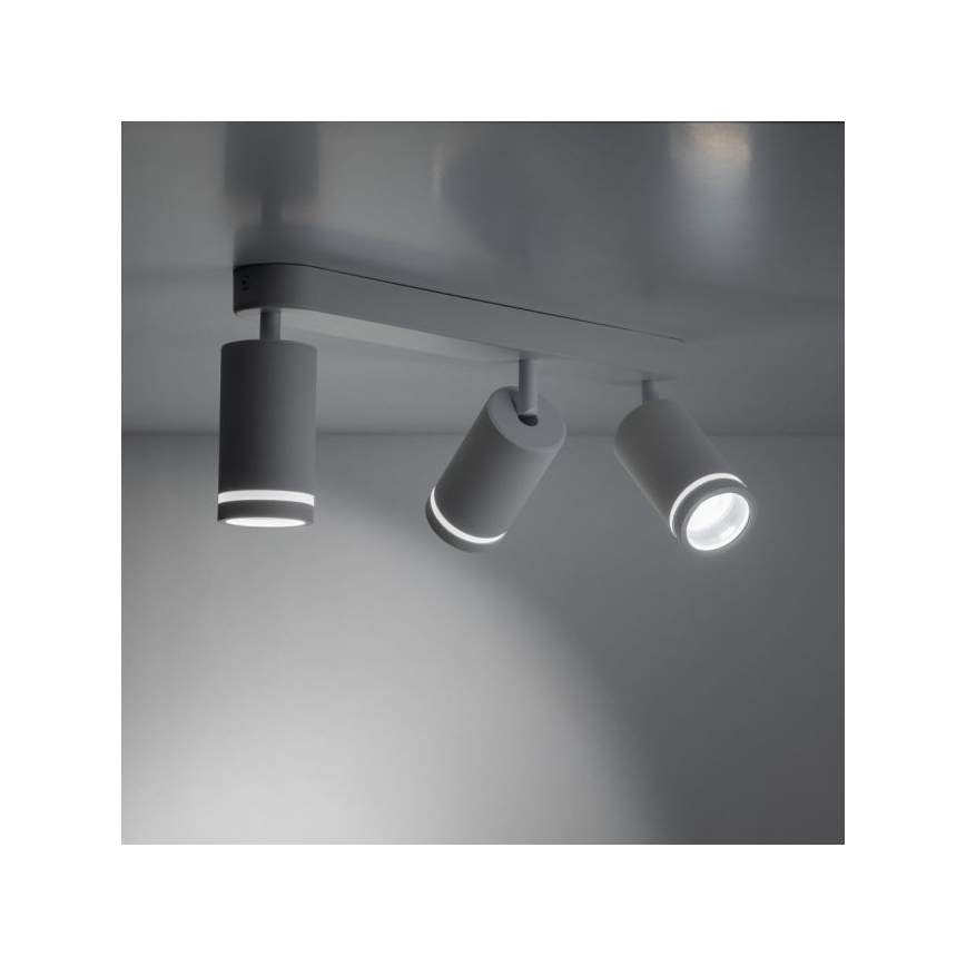 Spotlight JET SET 3xGU10/10W/230V white