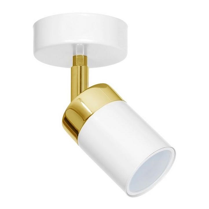 Spotlight JOKER 1xGU10/25W/230V white/gold