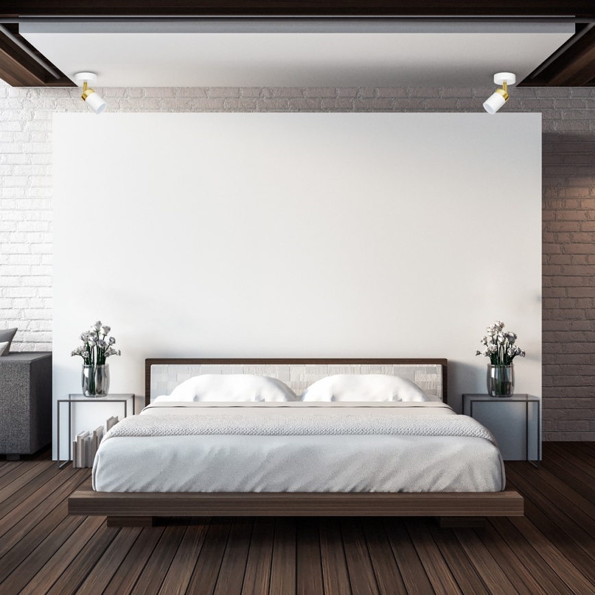 Spotlight JOKER 1xGU10/25W/230V white/gold