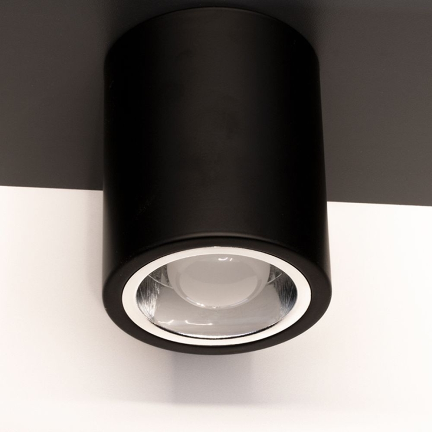 Spotlight JUPITER 1xE27/20W/230V d. 13 cm black