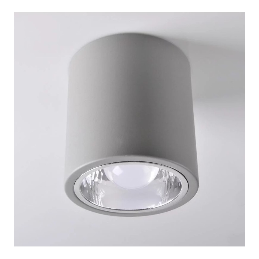 Spotlight JUPITER 1xE27/20W/230V d. 13 cm grey