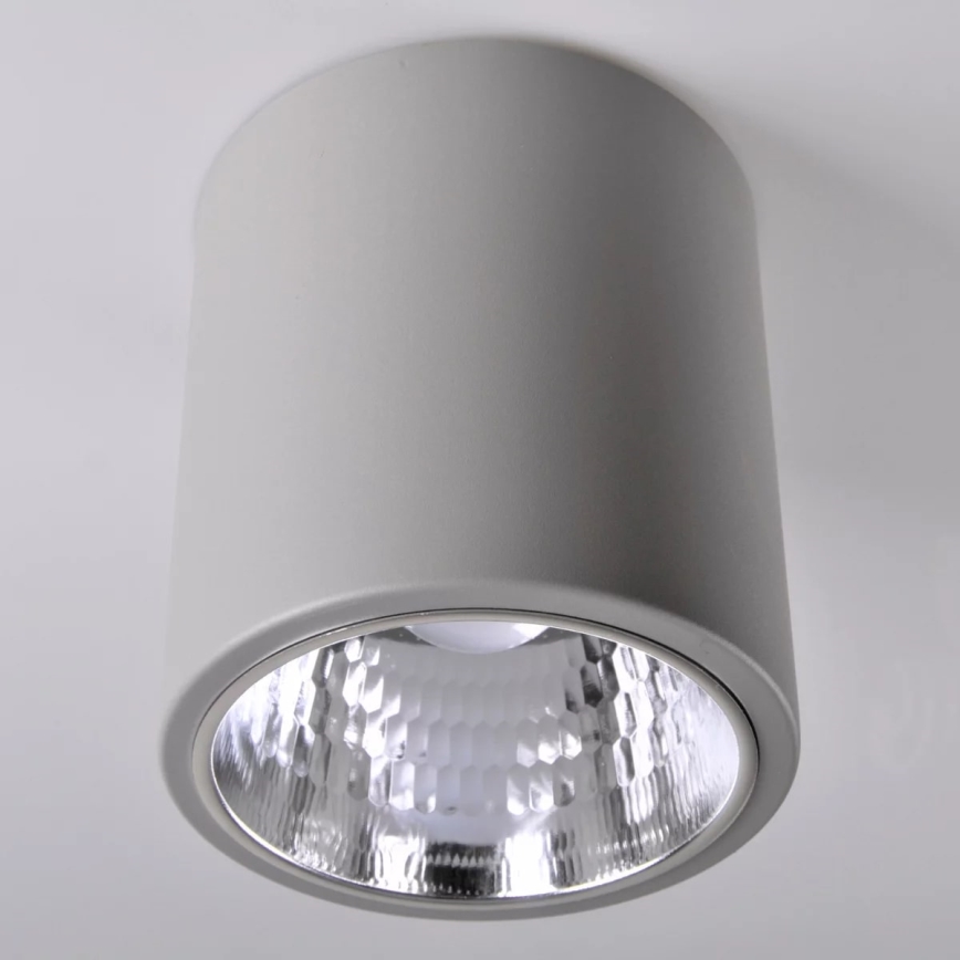 Spotlight JUPITER 1xE27/20W/230V d. 16,5 cm grey