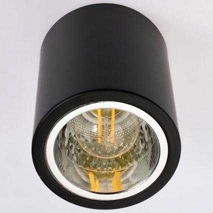 Spotlight JUPITER 1xE27/20W/230V d. 9,8 cm black