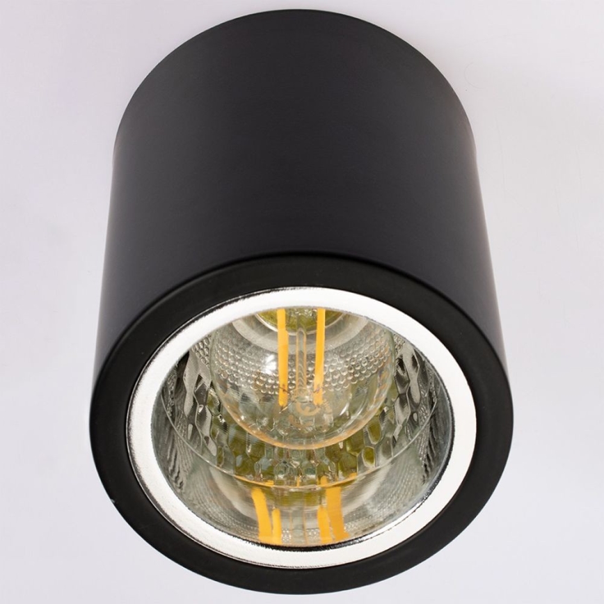 Spotlight JUPITER 1xE27/20W/230V d. 9,8 cm black