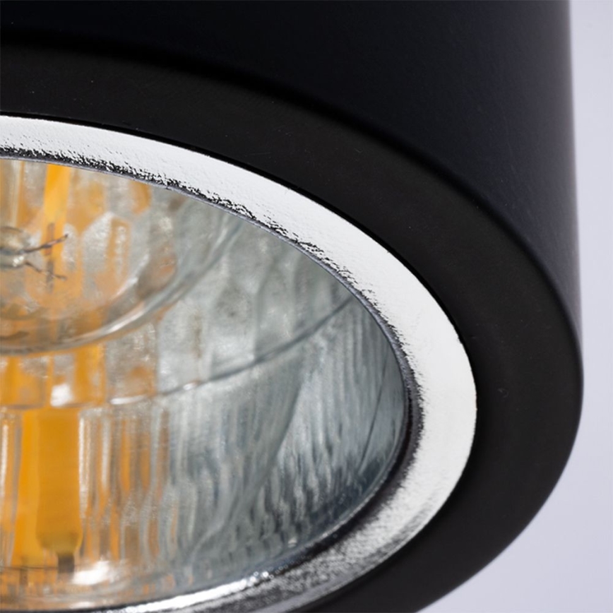 Spotlight JUPITER 1xE27/20W/230V d. 9,8 cm black