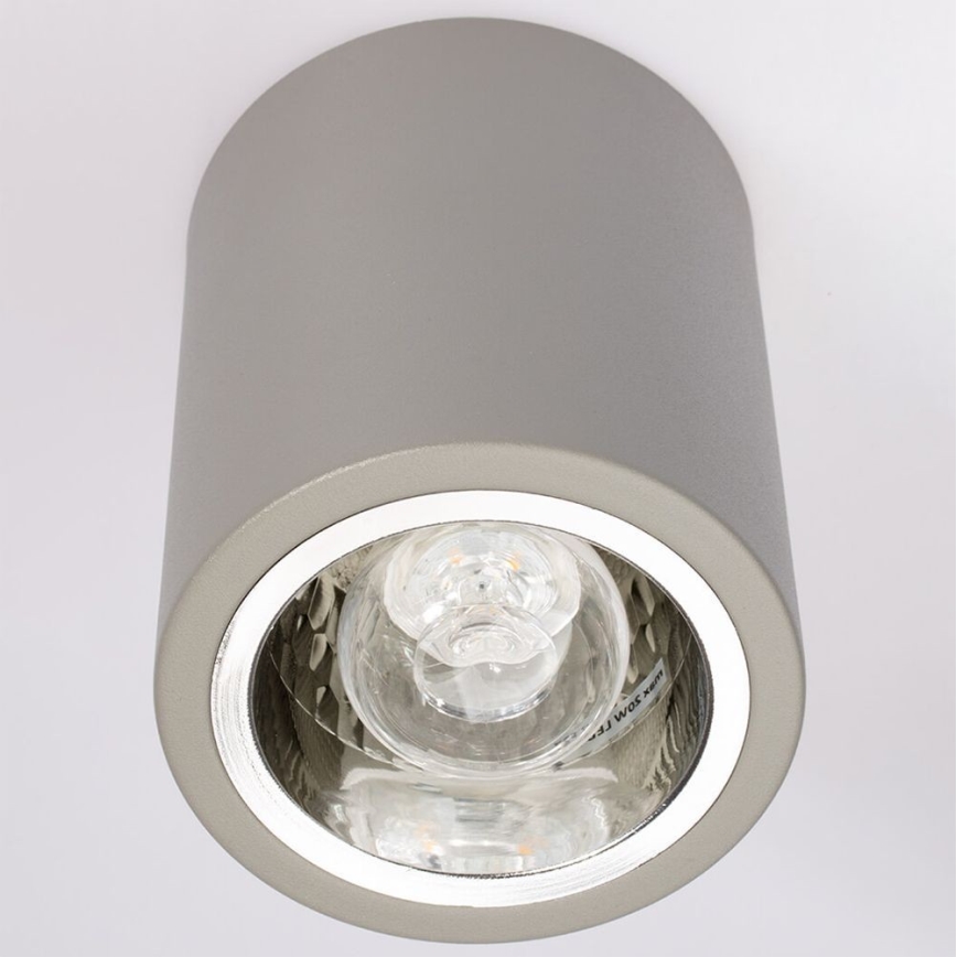Spotlight JUPITER 1xE27/20W/230V d. 9,8 cm grey