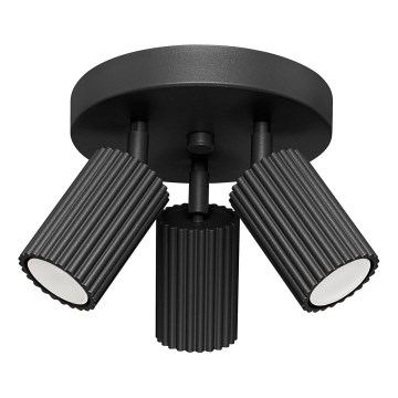 Spotlight KARBON 3xGU10/10W/230V black