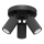 Spotlight KARBON 3xGU10/10W/230V black