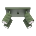 Spotlight KARBON 4xGU10/10W/230V green