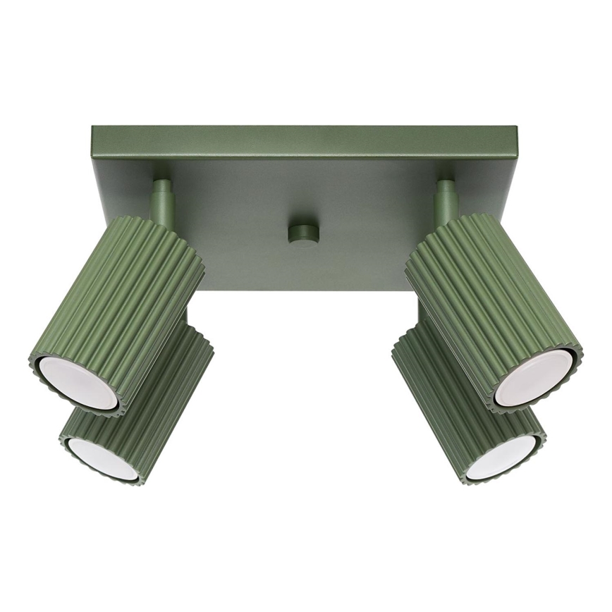 Spotlight KARBON 4xGU10/10W/230V green