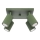 Spotlight KARBON 4xGU10/10W/230V green