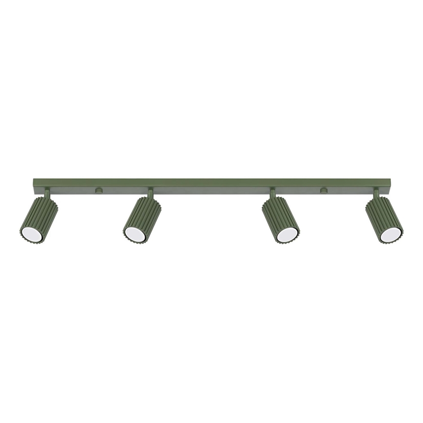 Spotlight KARBON 4xGU10/10W/230V green