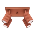 Spotlight KARBON 4xGU10/10W/230V red