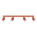 Spotlight KARBON 4xGU10/10W/230V red