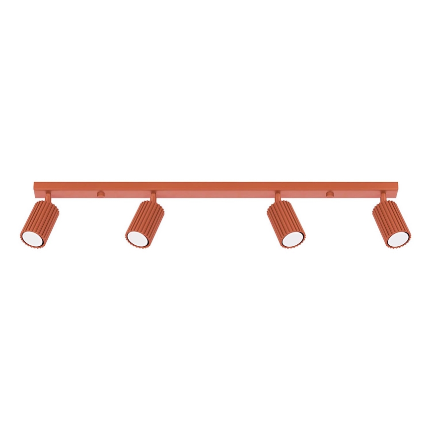 Spotlight KARBON 4xGU10/10W/230V red