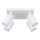 Spotlight KARBON 4xGU10/10W/230V white