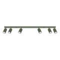 Spotlight KARBON 6xGU10/10W/230V green
