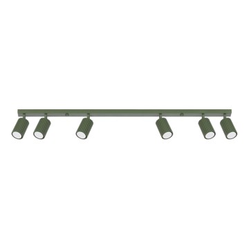 Spotlight KARBON 6xGU10/10W/230V green