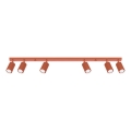 Spotlight KARBON 6xGU10/10W/230V red