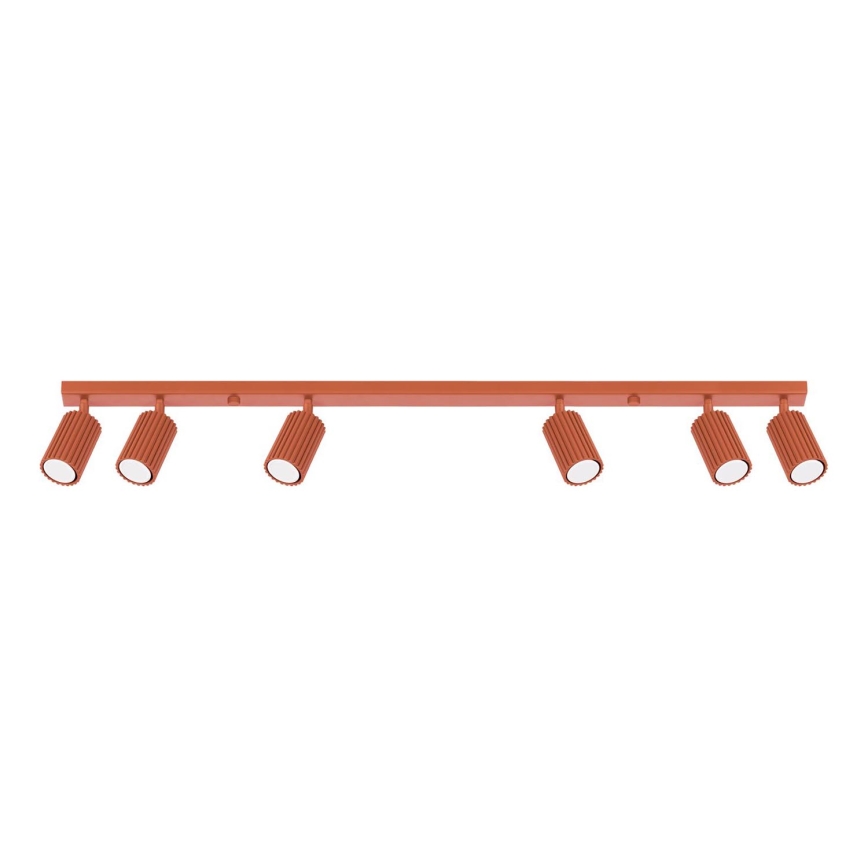 Spotlight KARBON 6xGU10/10W/230V red