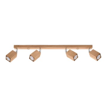 Spotlight KEKE 4xGU10/40W/230V oak