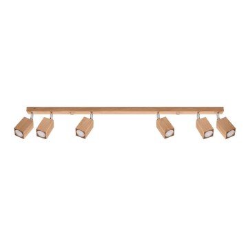 Spotlight KEKE 6xGU10/40W/230V oak