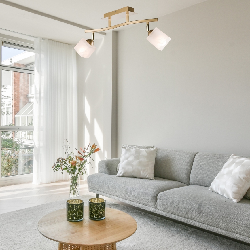 Spotlight KLARA 2xE14/40W/230V gold