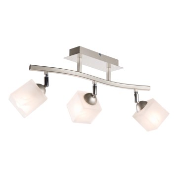 Spotlight KLARA 3xE14/60W/230V matte chrome