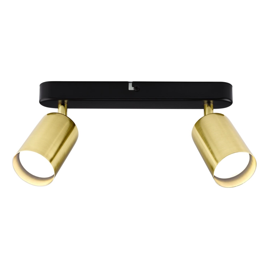 Spotlight KONCEPT 2xGU10/35W/230V black/gold