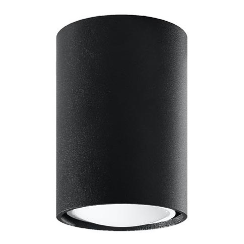 Spotlight LAGOS 1xGU10/10W/230V 10 cm black