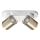 Spotlight LAURIN 2xGU10/10W/230V brass/white