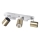 Spotlight LAURIN 3xGU10/10W/230V brass/white