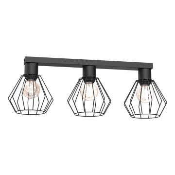 Spotlight LETI 3xE27/15W/230V black