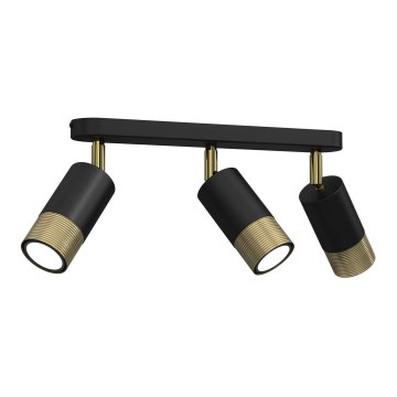 Spotlight LINK 3xGU10/8W/230V black/brass
