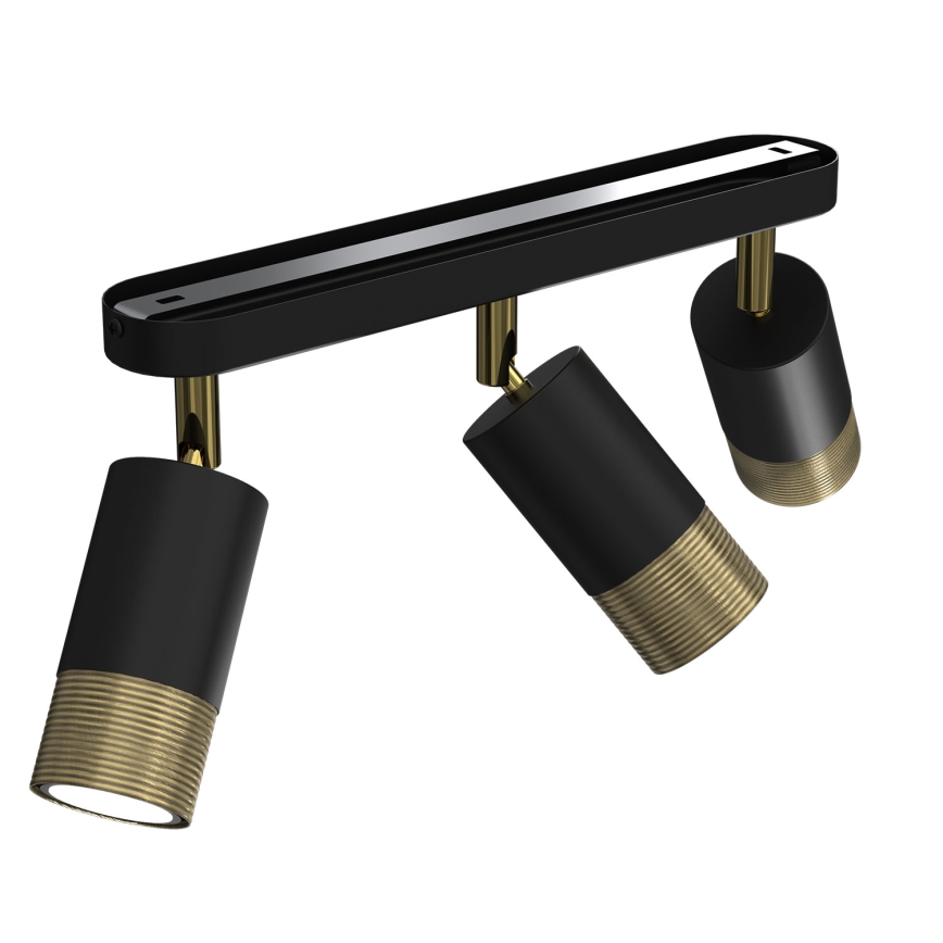 Spotlight LINK 3xGU10/8W/230V black/brass