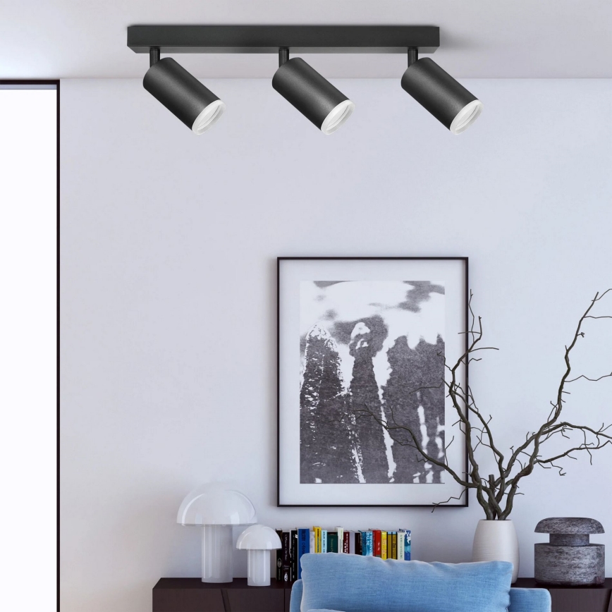 Spotlight LONDON 3xGU10/10W/230V black